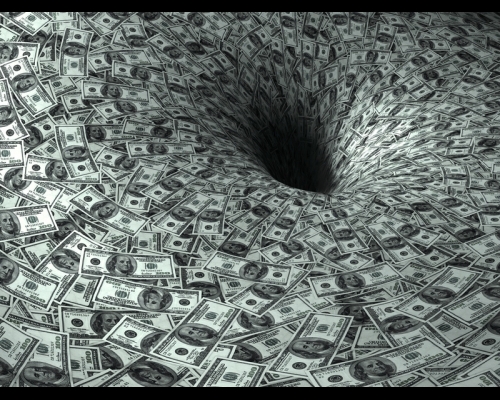 Money Black Hole - The National Debt "Death Spiral" Visualized!