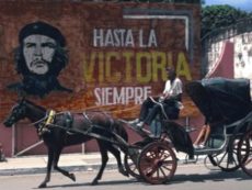 The photo of the Che Guevara mural that was used in the offending email.