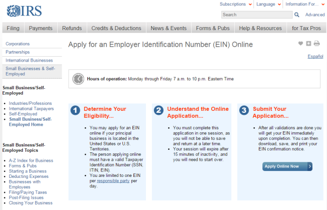 IRS-Apply-for-an-Employer-Identification-Number-Online-Hours-of-Operation